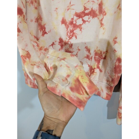 Pilcro and the Letterpress Elayna Tie dye Orange Pullover Sz M Boho Streetwear - Picture 6 of 7